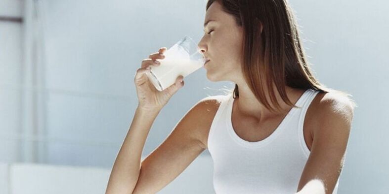 o uso de kefir em uma dieta de escada