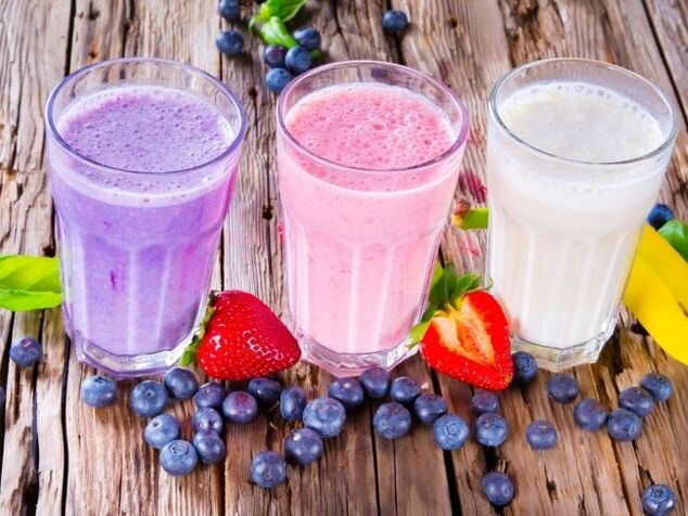 smoothies e coquetéis de frutas e vegetais para perda de peso