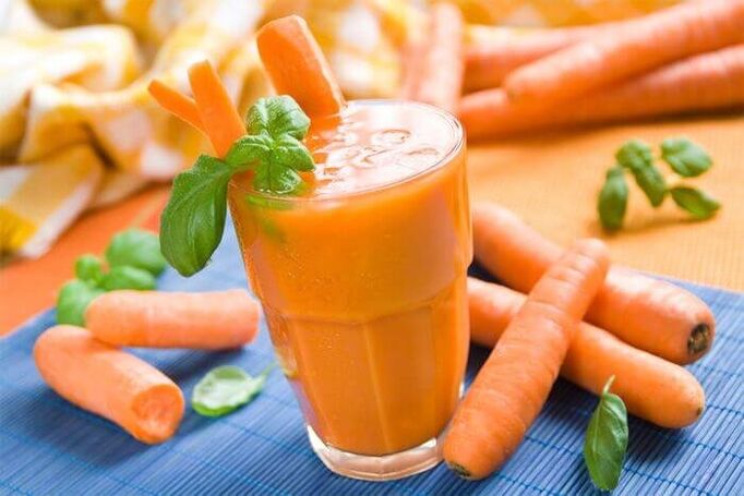 suco de cenoura e maçã é indicado para pancreatite